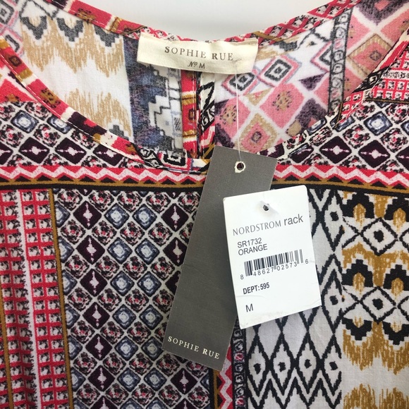 Boho Dropwaist Shift Dress with Pockets - Picture 16 of 16